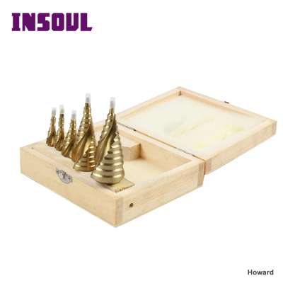 Insoul HSS cobalt TG RAW MATERIAL 4-32mm step drill bit for metal and wood