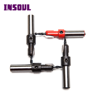 INSOUL YG8 Tungsten Carbide TCT Countersink Bits For Wood Plywood Plastic Drilling