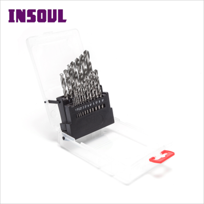 INSOUL China Metal Drill Bit Suppliers Rolling Forged HSS Professional Twist Bits Set