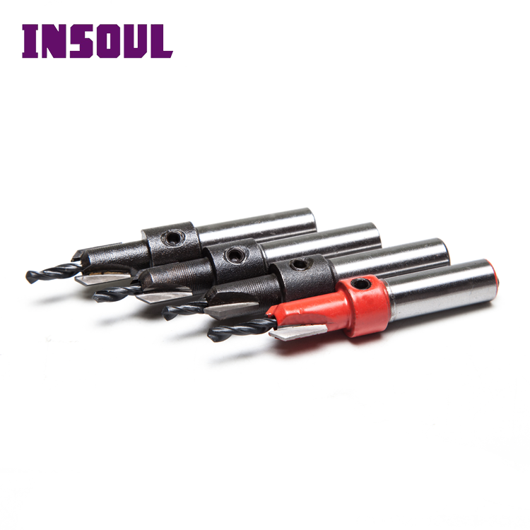 INSOUL ISO9001 Certification YG8 Tungsten Carbide Countersink Drill Bit For Wood