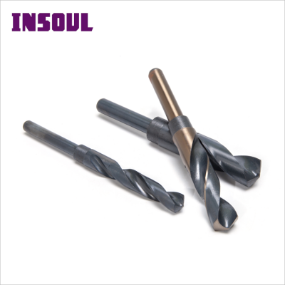 INSOUL Best Sales 61-66 Hardness HSS 4241 4341 Metal Steel 1/2" Reduced Shank Drill Bits