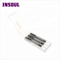 INSOUL Hand Use DIN 352 Taps 62-66 HRC Straight Flute Fully Ground HSS Screw Tap