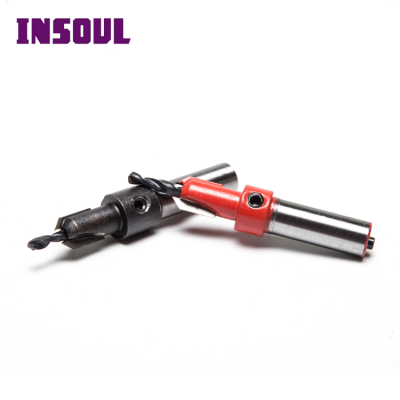 INSOUL Original Steel Color Surface Finishing TCT Countersink Bits For Plywood Plastic