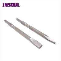 INSOUL China Online Selling Customized Sand Blasted Hex Shank Chisel For Brick Wall Drilling