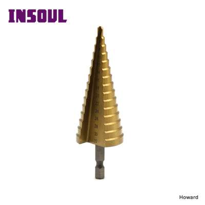 Insoul HSS M2  4-32mm step drill bit for metal and wood